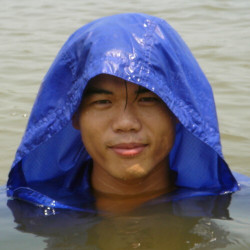 wet anorak skyblue adventure swimming mindoro